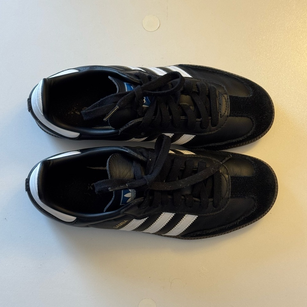adidas Women's Black and White Sneakers